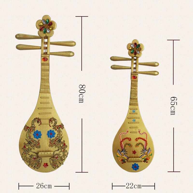 仿真实木琵琶道具舞台表演敦煌飞天古典舞蹈演出古风影楼汉服摄影