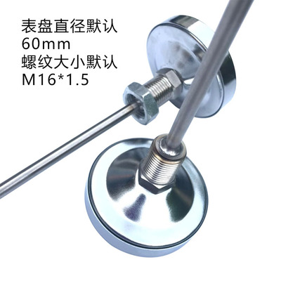 度烤鸭炉烤鸡炉专用测温表金属工业用温度计锅炉烧鹅