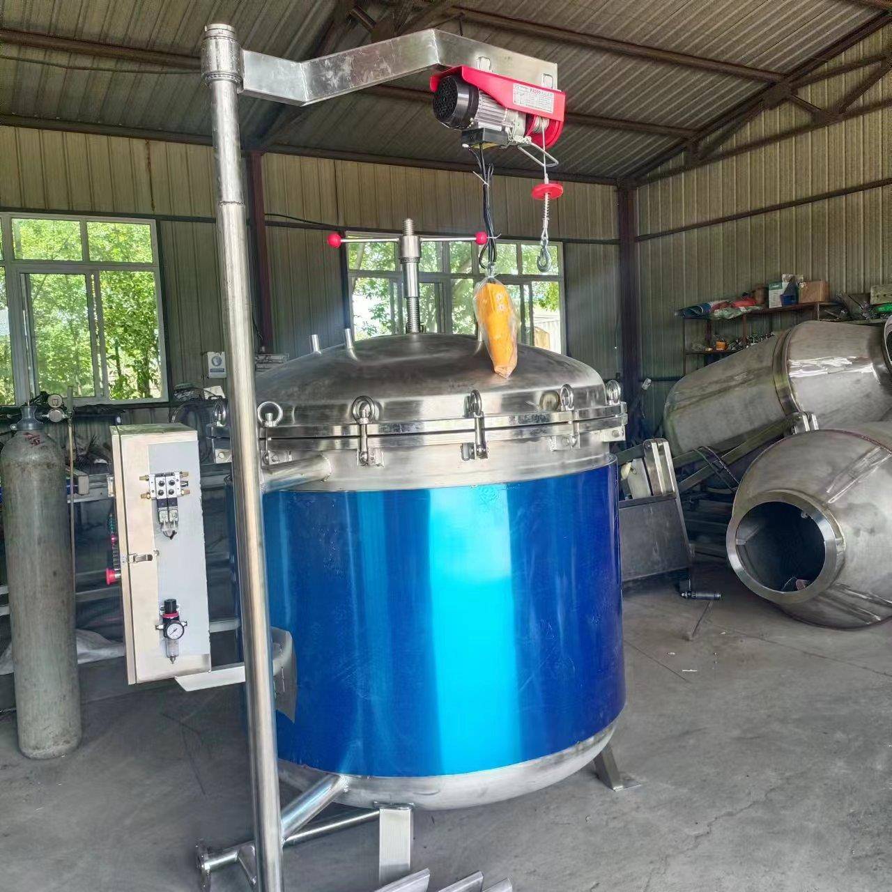 大型高温高压粽子蒸煮锅食品厂粽子蒸煮设备工业压力煮粽子机器