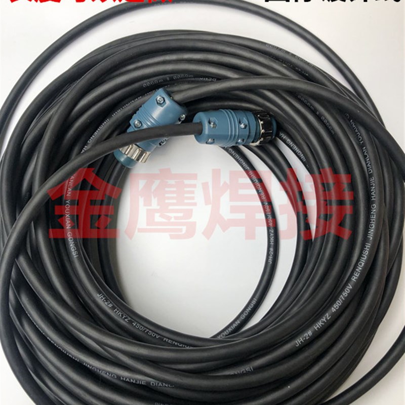 二保焊机配件气保焊送丝机连接线国标6芯7芯9电缆控制信号线定做