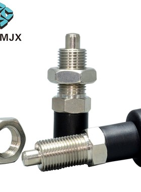 不锈钢分度销旋钮柱塞复位自锁型SXPA/SXPK弹簧销粗牙锁销MT307F