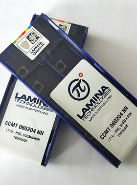 瑞士LAMINA不锈钢数控车刀片CCMT060204 09T304 09T308 LT15 6020