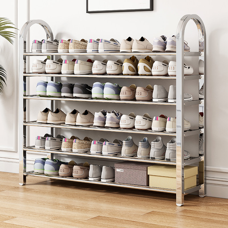 鞋架家用门口不锈钢宿舍出租屋室内经济型多层窄小简易收纳架鞋柜,农用物资,苗木固定器/支撑器,淘宝优惠券,粉丝福利购,淘宝优惠卷