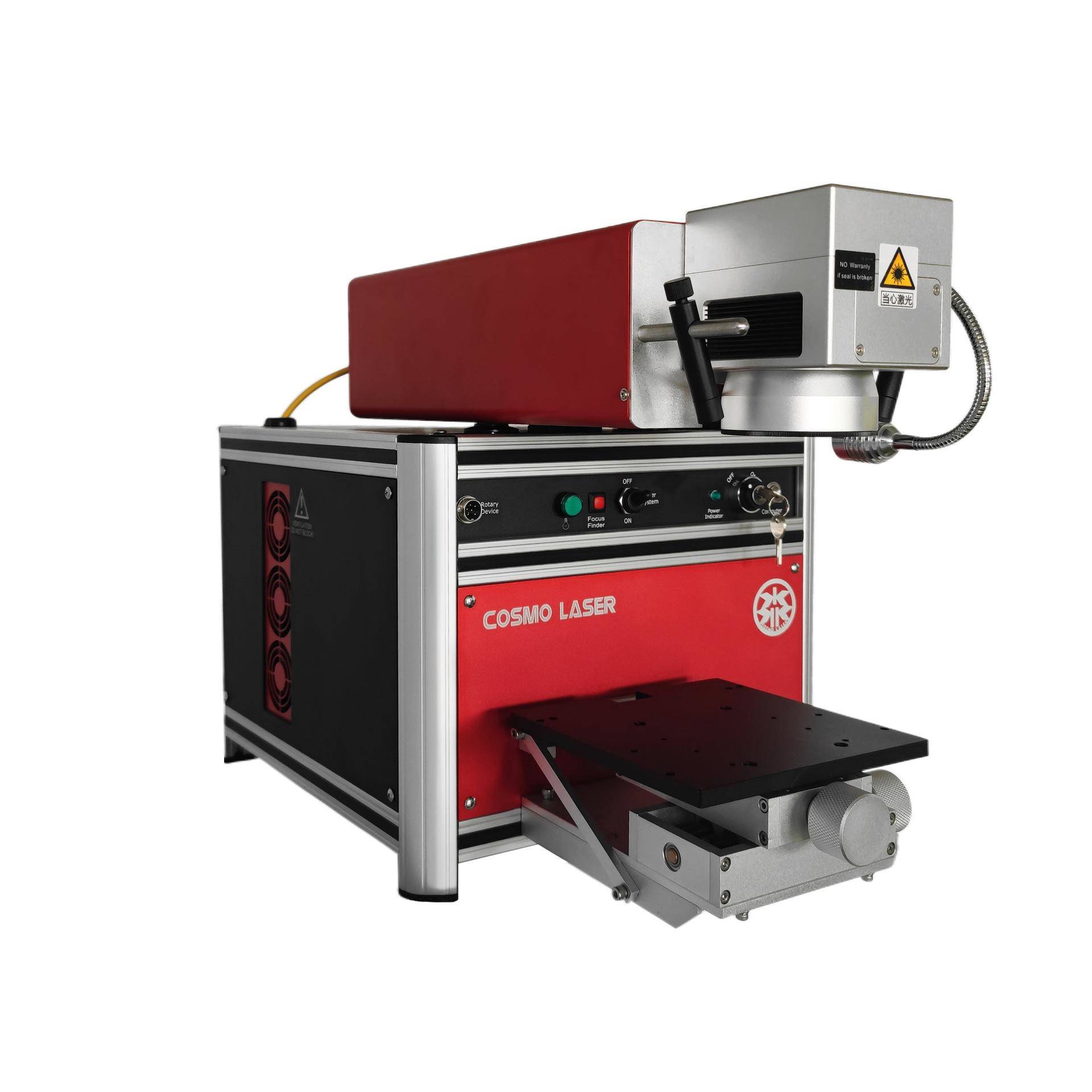 激光打标机图案花纹雕刻机戒指手镯加工精细打标机光纤打标机可议