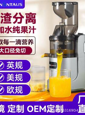 跨境110V欧规美规榨汁机小型家用汁渣分离果蔬原汁机商用炸果汁机