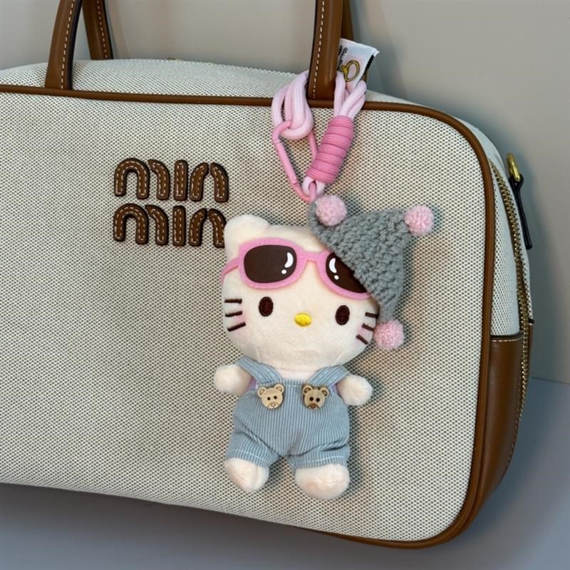 SIONOIS幼稚园kitty包包挂件钥匙扣kt猫玩偶公仔送女生礼物