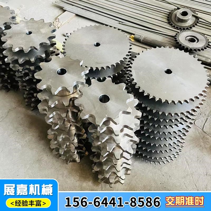 304不锈钢链轮4分6分s8分工业传动链轮单双排精准精密可定制齿轮