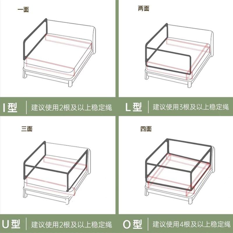 【床围通用长绳】床围栏固定绳床护栏拉紧器收紧带床头加固长绳子,婴童用品,床护栏,淘宝优惠券,粉丝福利购,淘宝优惠卷