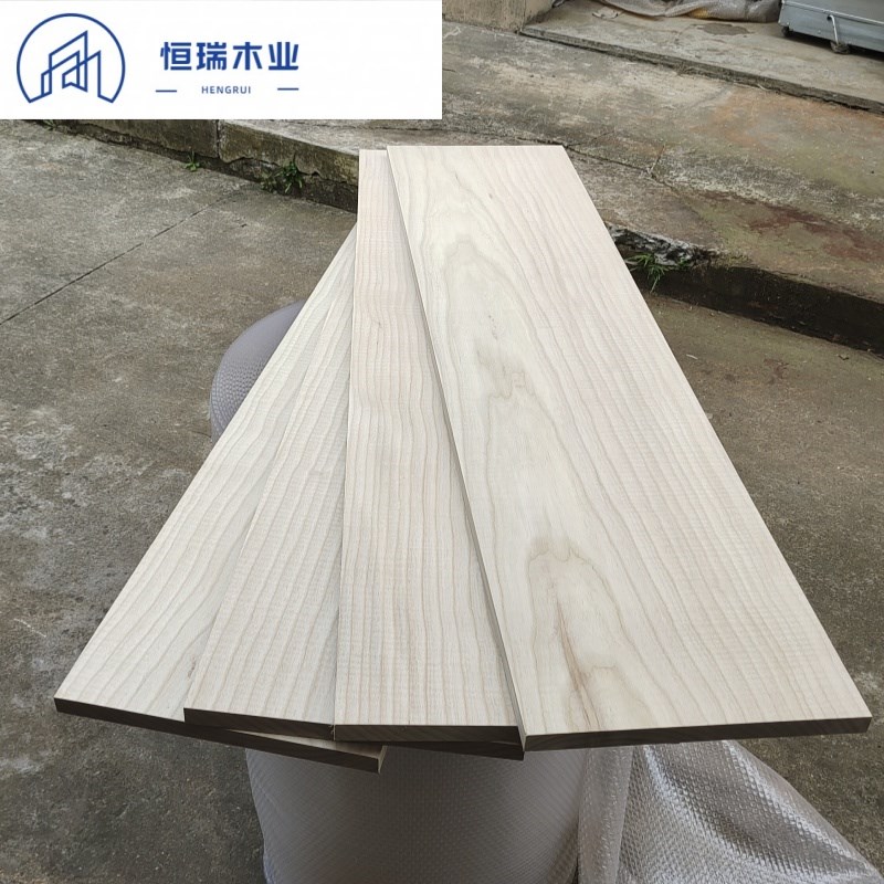 美国白蜡木实木桌面板原木台面板加工吧台板N飘窗楼梯板材家用木
