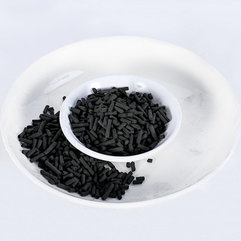 工业柱状活性炭散装800碘值煤质污水处K理净水废气净化用喷漆房用