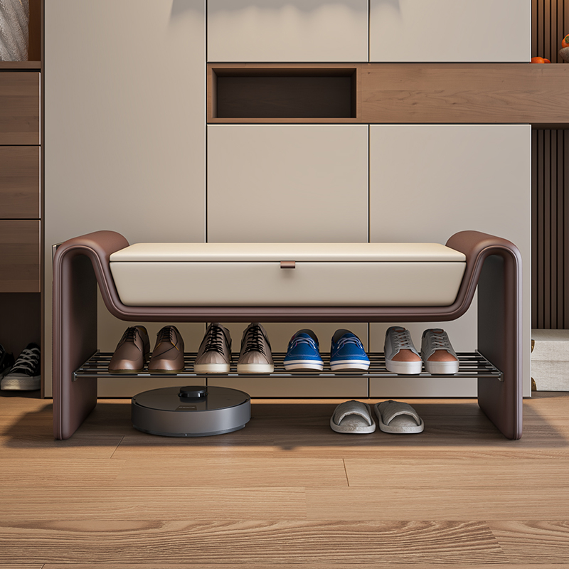 【带收纳】换鞋凳家用入户门玄关