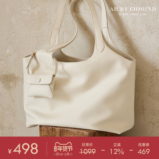 南风AH高端系列头层牛皮樱花诗行托特包大容量包包女单肩包手提包