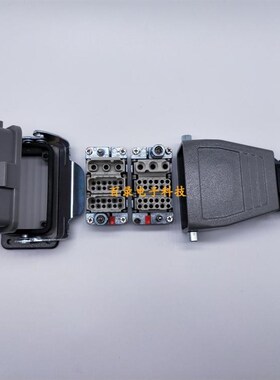 WEVEL威乐重载连接器 10A 40A大电流组合底座带盖 哈丁航空插头