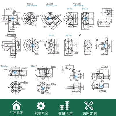 导向轴支座SSTHSN SSTHCN STHRNA STHCNA STHRND STHCND STHRBNL