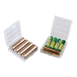 电池收纳盒5号AA7号AAA18650通用18350尖头加板(6个装可混购)