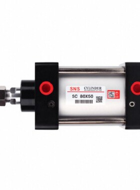 SNS神驰气动复动伸缩气缸SC80X25 50 75 100 125 150 200 250 300