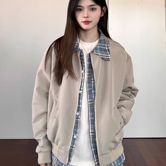 AHCN志存高远 美式Cleanfit假俩件法兰绒衬衫ma1翻领夹克外套男款