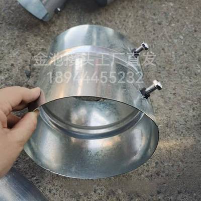 114镀锌钢管套筒接头4寸sc穿线管焊管直接钢管预埋免焊接头DN100