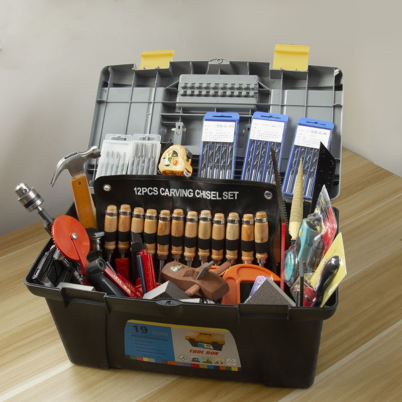 手工木工工具组合套装 木凿木刨手工锯夹 木艺 木匠diy工具