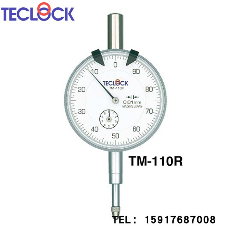 原装日本得乐TECLOCK指示表百分表 TM-110R;TM-110-4A;TM-110P