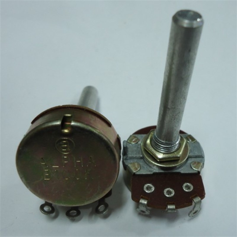 台湾ALPHA艾华产电吉他游戏机电位器单联RV24AF-10B100K 40R