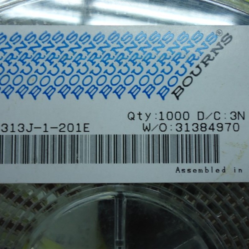进口原装正品BOURNS可调电位器3313J-1-201阻值齐全1000只盘