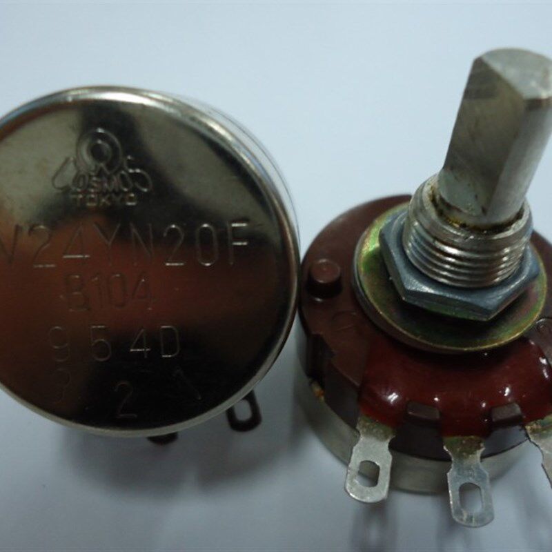 超值新品正品进口日本TOCOS电位器RV24YN-20F-B104.B100K20半边轴
