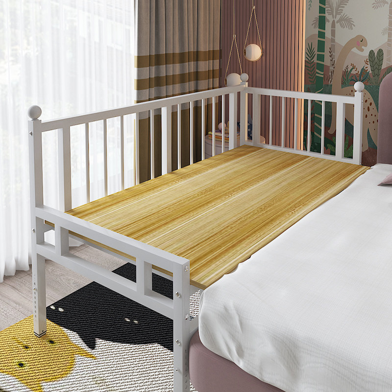 铁艺儿童拼接牀加宽牀边宝宝平接牀金属两面婴儿牀可升降调节高度,住宅家具,儿童拼接床,淘宝优惠券,粉丝福利购,淘宝优惠卷