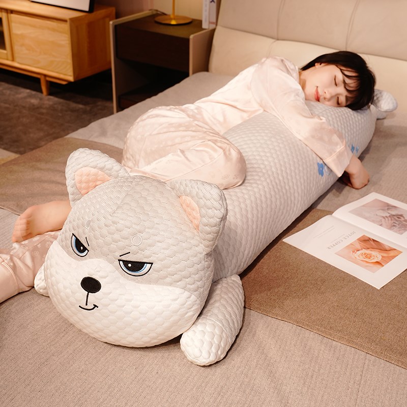 冰豆豆趴猪大象j长条枕床上睡觉夹腿抱枕沙发靠枕孕妇侧睡枕可拆