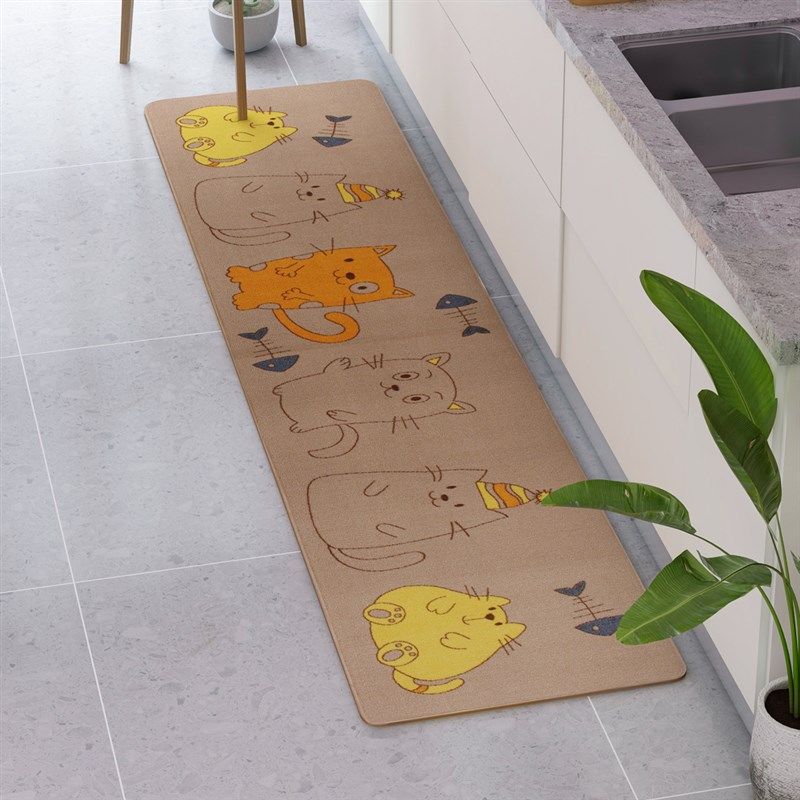 厨房地垫大尺寸2.4米长条防滑脚垫吸水吸油家用耐脏厨房垫子地毯,居家布艺,家用脚垫,淘宝优惠券,粉丝福利购,淘宝优惠卷