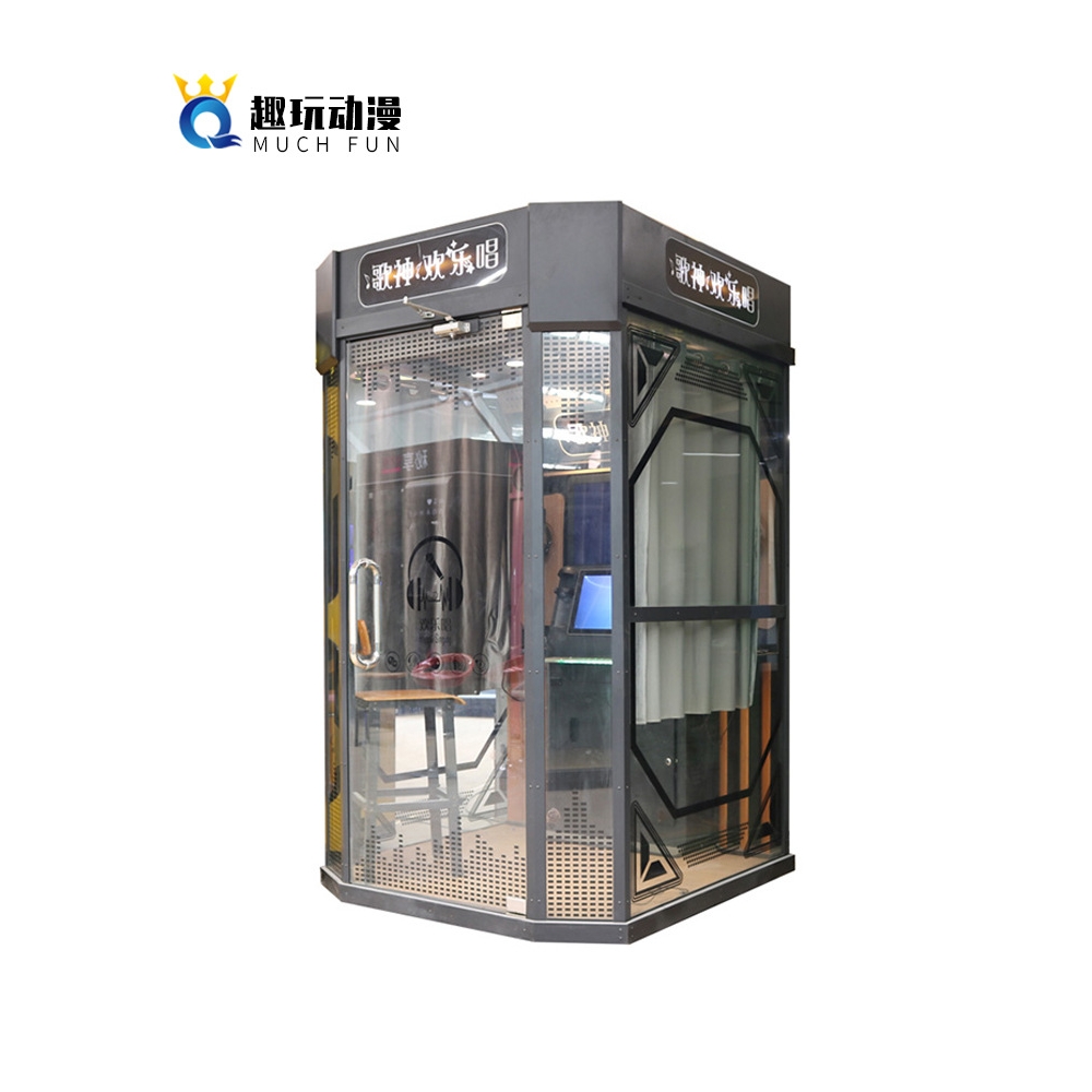 大型K歌房电玩城设备商用歌神黑色款唱歌机练歌房唱吧娱乐游戏机