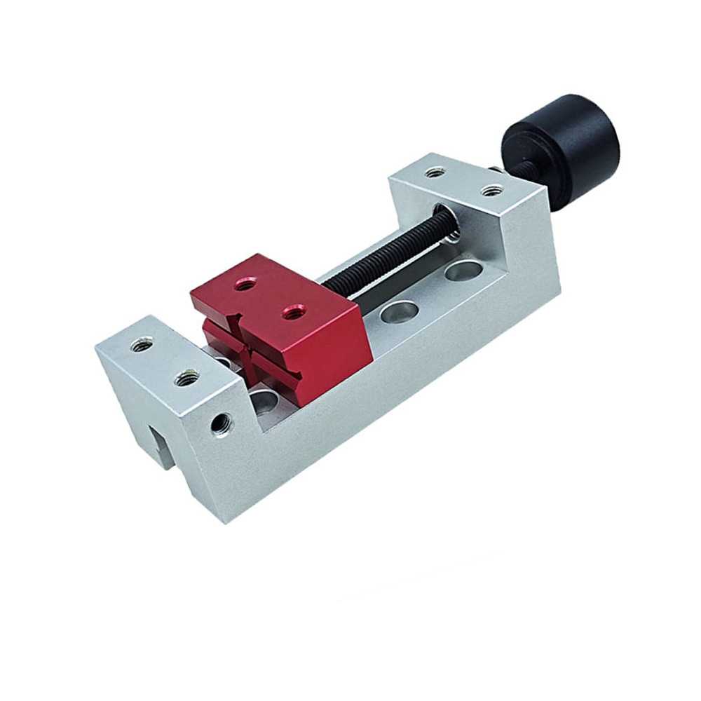 新款雕刻机 加工台钳 简易 铝型材结构 带固定孔 操作简洁 98MM