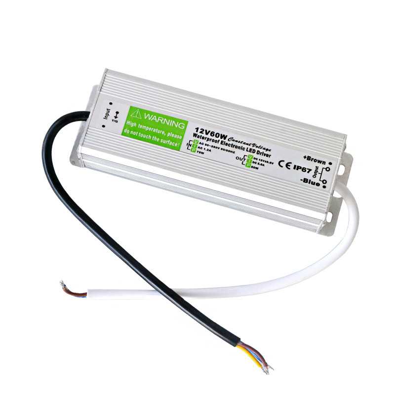 DC变压器24V60w恒压防雨防潮IP67适配器10W洗墙灯发光字开关电源