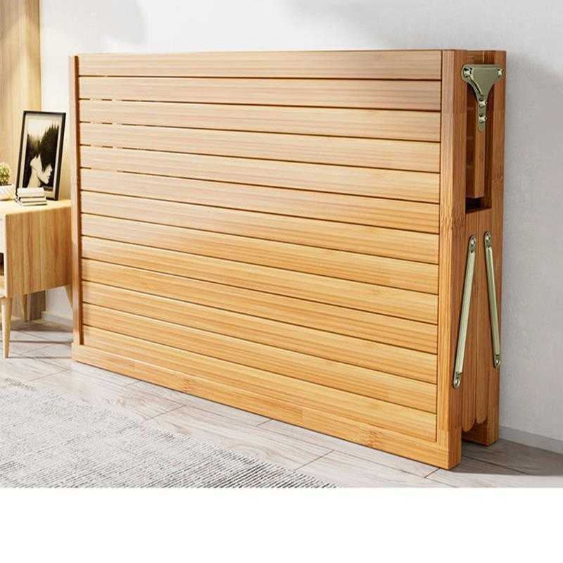 竹床折叠床单人简易床家用成人实木午休午睡凉床出租房竹子硬板床