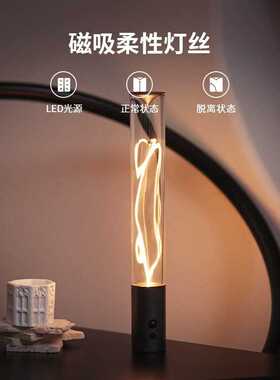 Augelight无线人体感应灯家用光控夜灯氛围灯人来即亮充电床头灯