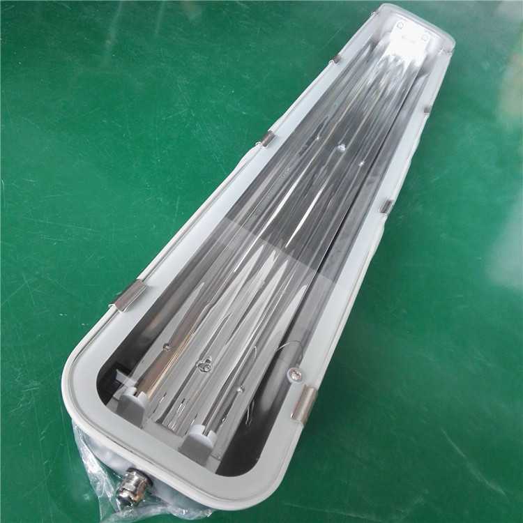 低价 T8双管不锈钢三防灯外壳码头船泊用不锈钢应急三防灯套件