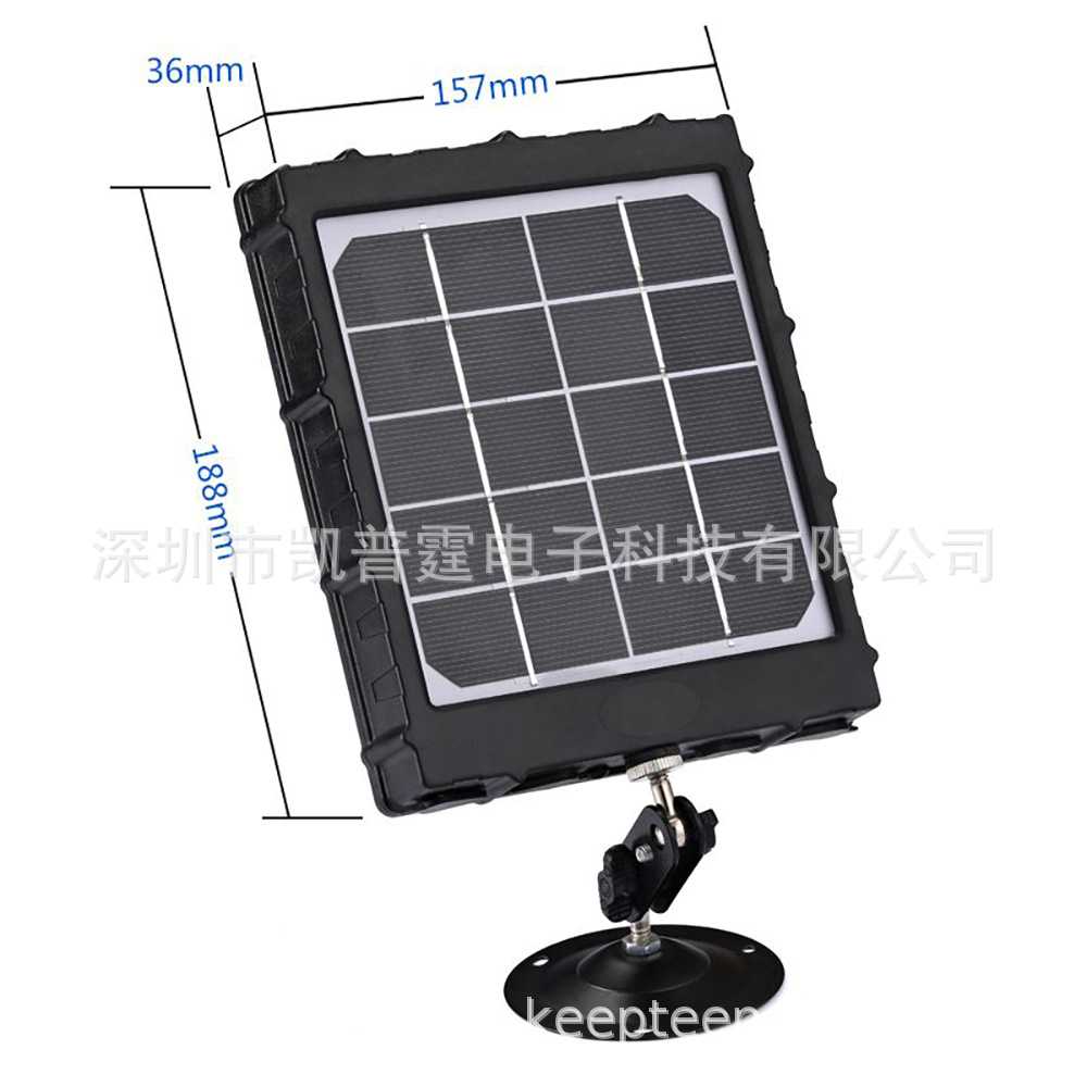 3w太阳能板内置8000毫安电池户外专用储能系统多种电压输出6v12v