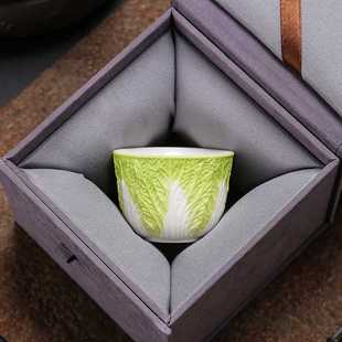 百财陶瓷三财盖碗功夫旅行茶具泡茶主人杯公道杯礼品品茗杯个人