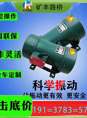 震动器附着式高频振动器桥梁混凝土振捣器1.5KW振动电机ZF75-150