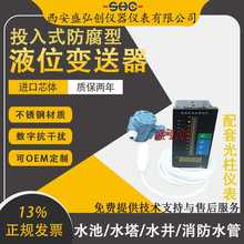 PCM264/TS1003/CYH-330F聚四氟液位变送器分体投入式防腐蚀水位计
