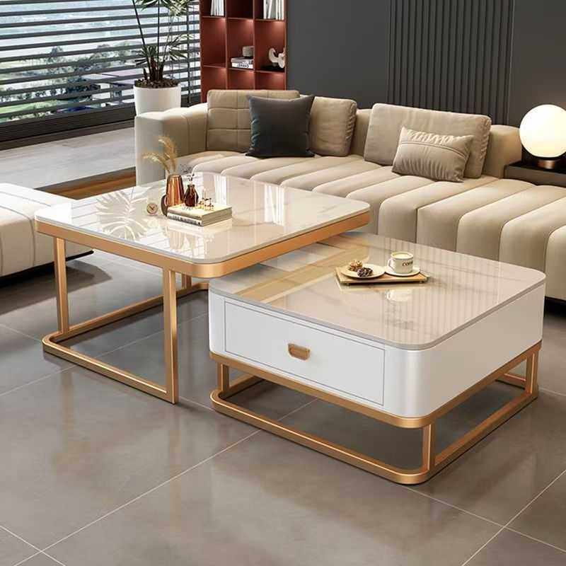 北欧方形岩板茶几家用客厅轻奢现代简约网红小户型大小组合创意桌,基础建材,脚轮/万向轮,淘宝优惠券,粉丝福利购,淘宝优惠卷