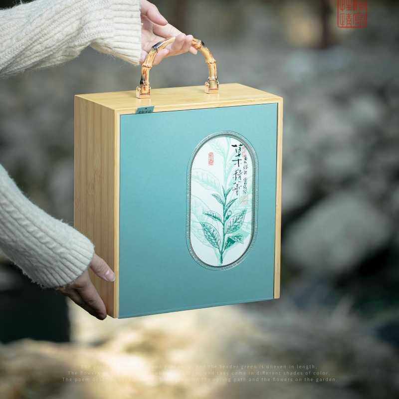 新款绿茶高档茶叶包装空礼盒创意竹木大师龙井明前龙井茶雨花茶盒,模玩/动漫/周边/娃圈三坑/桌游,模型制作工具/辅料耗材,淘宝优惠券,粉丝福利购,淘宝优惠卷