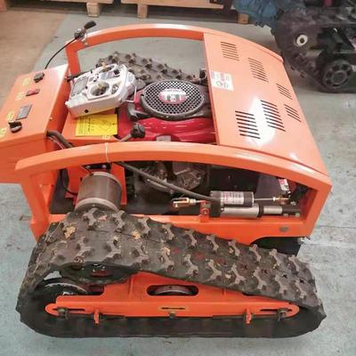 园林开荒智能遥控除草机AHGC-55履带自走式路边割草机杂草修剪机
