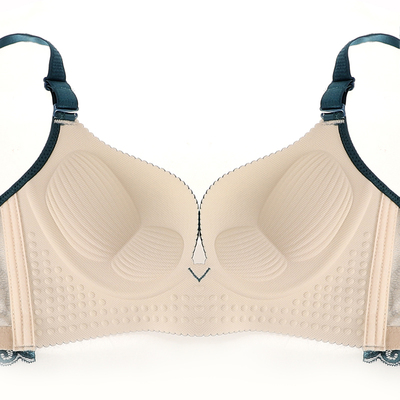 内衣裤套装女聚拢m文胸无钢圈防下垂胸罩薄款收副乳调整型小胸