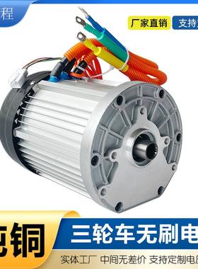 电动三轮车电机珠峰大阳大江用电机60v72v2500w直流无刷电机