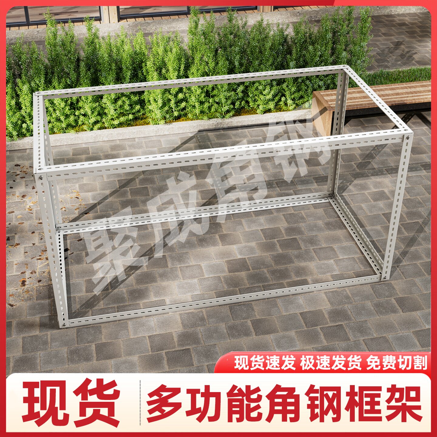 角钢框架猫笼小型犬铁艺2层可定制多功能围栏简易隔断宠物狗笼子
