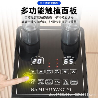 立式头皮护理染发养发蓝光纳米生化仪焗油机微雾机理发店发廊焗油