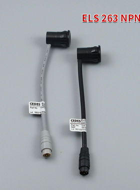 ELS 263 PNP/LO/DO NPN CEDES瑞电士对射光电开关 扶梯传感器