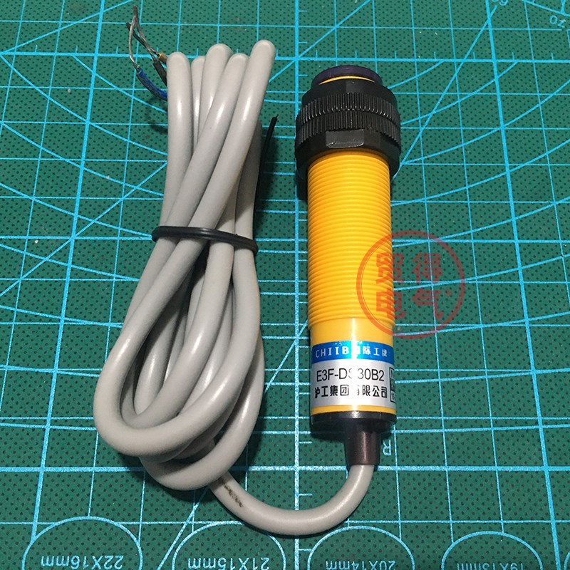 E3F-DS30B2沪工CHIIB光电开关传感器直流三线NPN常闭C4 OMKQN