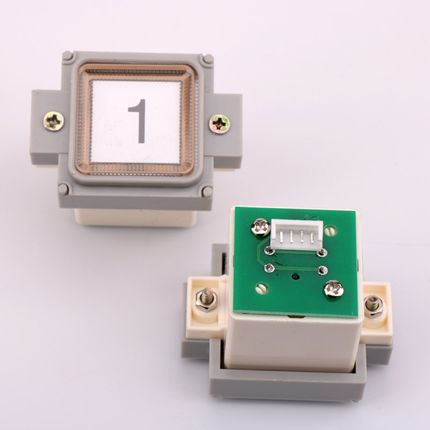 电梯按钮BS34A方型按键AK-19轿厢外呼按钮适用西子奥的斯配件
